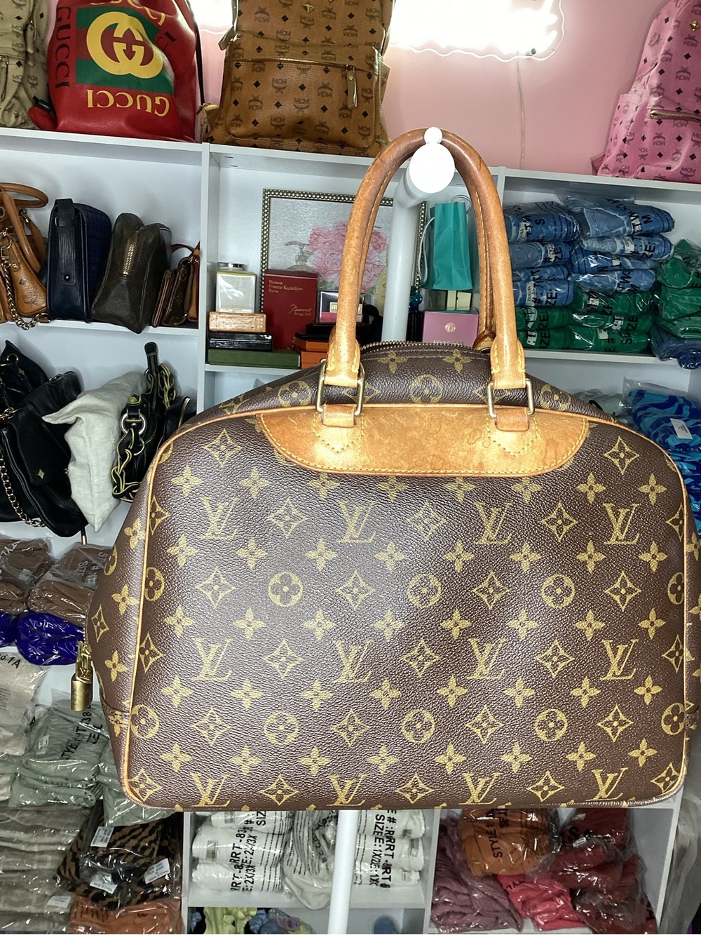 LOUIS VUITTON DANVILLE BROWN MONOGRAM TOP HANDLE BRIEFCASE - Picture 4 of 6